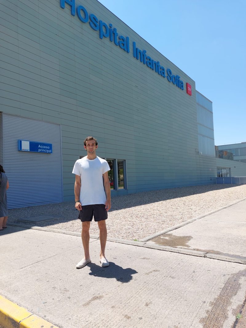 Álvaro Burdiel recibe el alta hospitalaria tras seis días ingresado