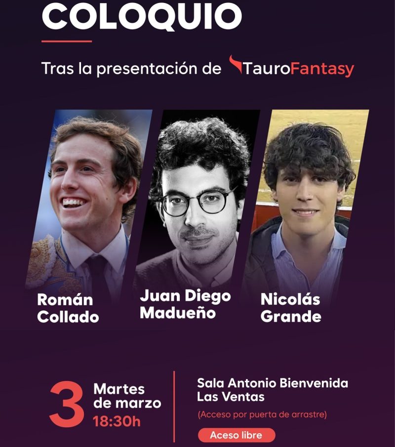 Román Collado protagoniza la presentación de TauroFantasy en Las Ventas