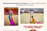La Copa Chenel y el Circuito de Novilladas de Madrid, presentes en el Colegio Mayor San Pablo con una tertulia taurina