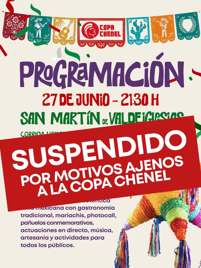 Suspendida la Feria Mexicana prevista en San Martín de Valdeiglesias